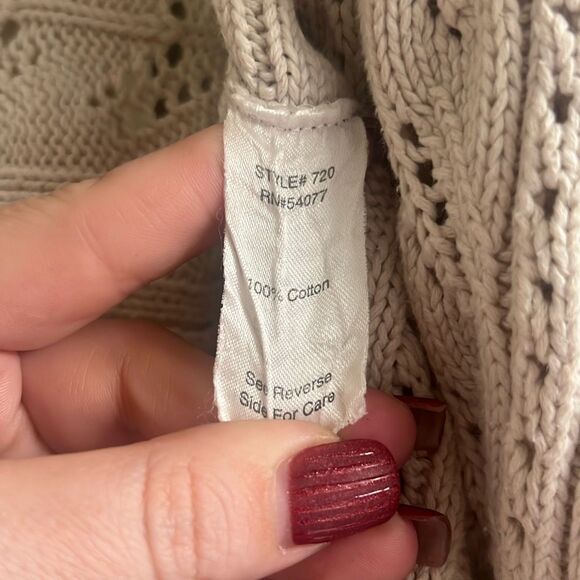 ✨CAbi Cream Open-Front Sz XS Cardigan Sweater✨ - Picture 13 of 14